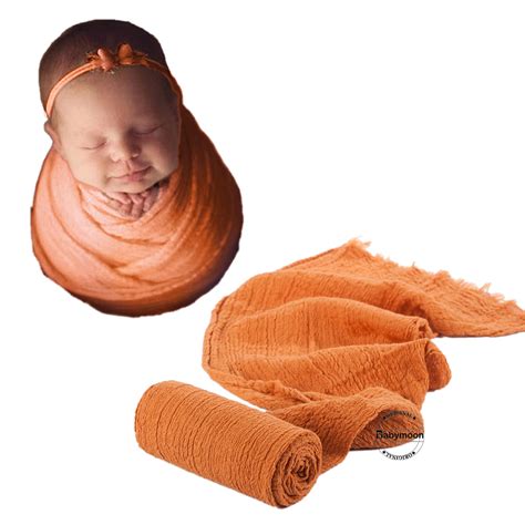 Babymoon Cheese Wrap Stretchble Baby Photography Shoot Wrap Cloth - Or ...