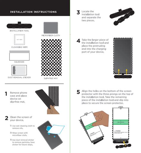 Lumarke Screen Protector Instructions 的图像结果