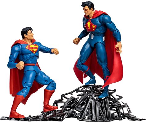 Figura McFarlane Toys, DC Multiverse Superman vs Superman of Earth-3 ...