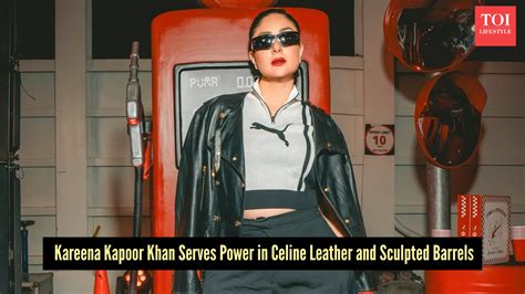 Kareena Kapoor Khan turns sport-luxe queen in Celine leather jacket and ...
