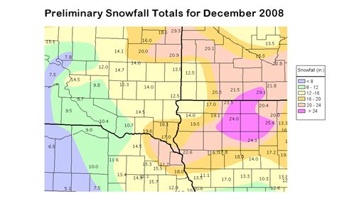 The Snow Kept Piling Up in December 2008