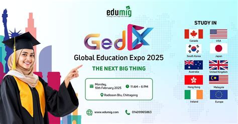 Global Education Expo CTG, GedX 2025, Radisson Blu Chattogram Bay View ...