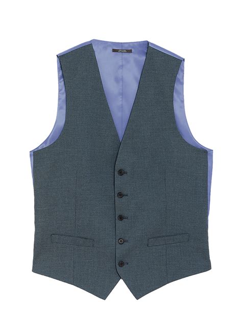 Buy Regular Fit Textured Waistcoat at Marks & Spencer