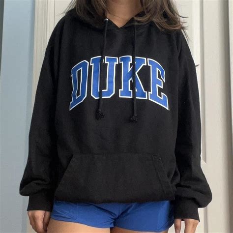 MV Sport Black Duke University Hoodie Size XL |... - Depop