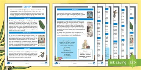 Easter Differentiated Reading Comprehension Activity