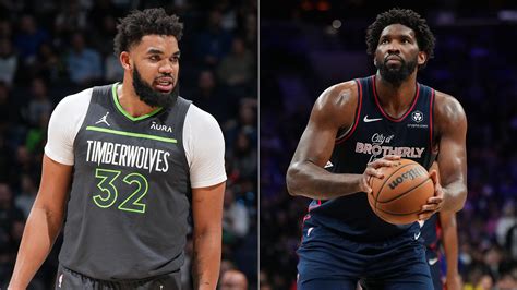 Joel Embiid scores 70 points, Karl-Anthony Towns has 62 in rare night ...