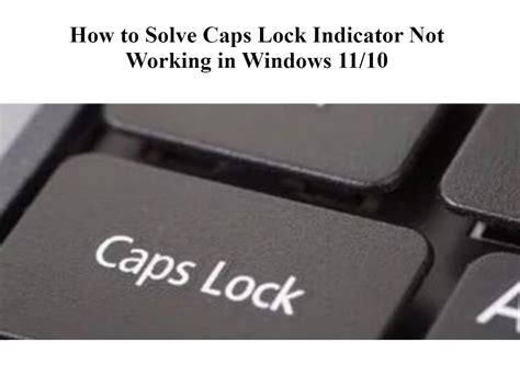 Image result for Caps Lock Key Not Working