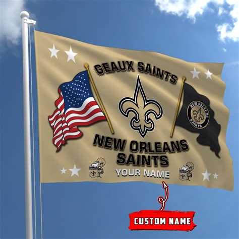 New Orleans Saints Football House Flag - Nousty