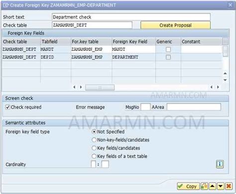 Image result for How to Create Foreign Key in ABAP View