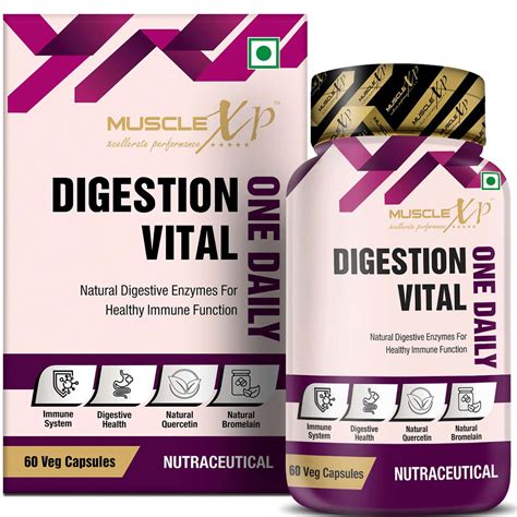 Buy MUSCLEXP DIGESTION VITAL ONE DAILY, 60 VEG CAPSULES (PACK OF 2 ...