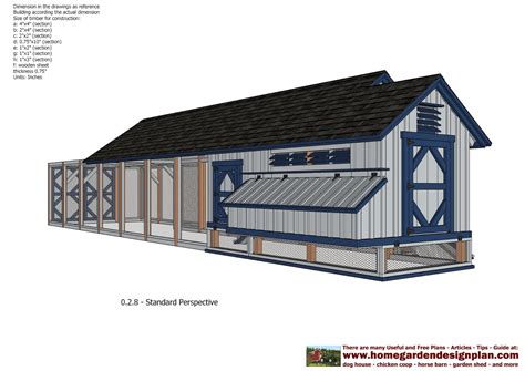 Chicken Run Coop Plans
