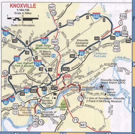 Knoxville Area Map at Ernestine Gibbs blog