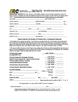 Fillable Online email racetheworldnet form Fax Email Print - pdfFiller