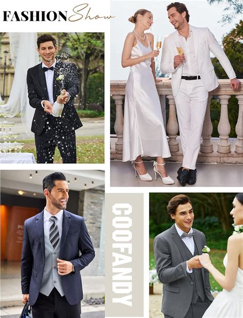 COOFANDY Men's 2 Piece Suits Classic Fit 2 Button India | Ubuy