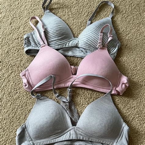 3 Bras Size 34A - Depop