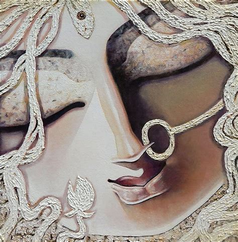 Buy Painting Devi-ii Artwork No 14741 by Indian Artist Subrata Ghosh