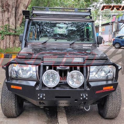 XPD Winch Compatible Bumper - Mahindra Bolero - Prad Shop
