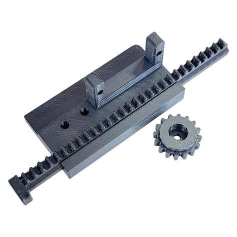 3D Printed Rack and Pinion Gear for Servo Motor – Harish Projects