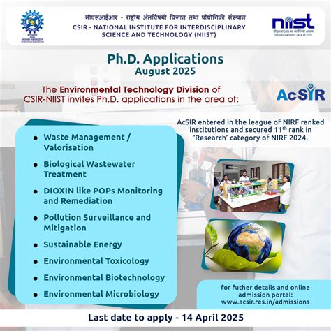 AcSIR | CSIR - National Institute For Interdisciplinary Science and ...