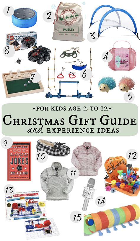Christmas Gift Guide for Kids with Experience Ideas too! - Nesting With ...