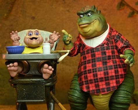 Dinosaurs - Earl Sinclair and Baby Sinclair Figures by NECA - The ...