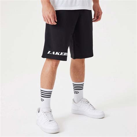 New Era - New Era Los Angeles Lakers NBA Wordmark Oversized Shorts ...