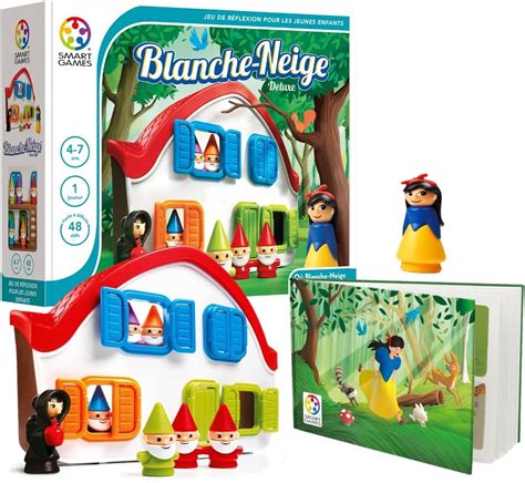 Smart Games - Blanche Neige Deluxe - Remue-Méninges Éducatif - Jeu de ...