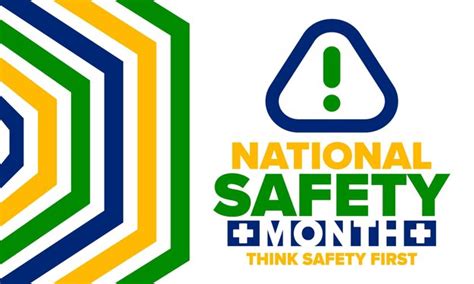 National safety month in june warning of unintentional injuries at work ...