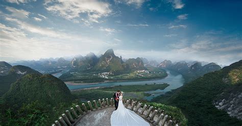 桂林旅拍婚纱摄影 用甜甜的方式记录爱情_铂爵旅拍婚纱摄影