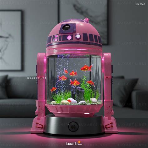 R2-D2 Shaped Aquarium - Star Wars Inspired Fish Tank for Home Decor ...