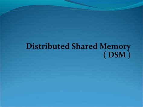 Image result for Distributed Memory