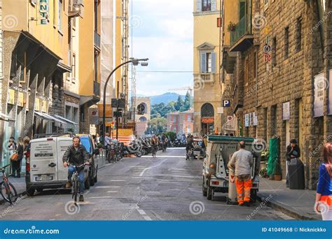 People on the Street of the Ancient Italian City Florence, Italy ...