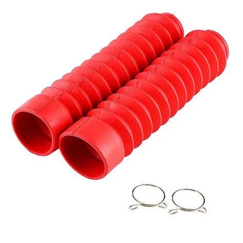 1 Pair Rubber Fork Cover Gaiters - Keenso Motorcycle Front Fork Cover ...