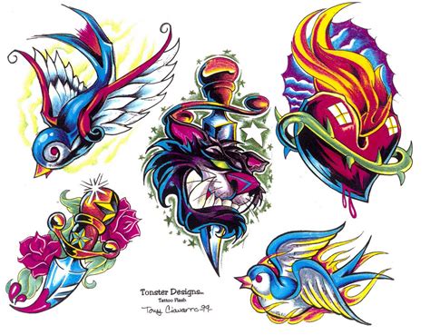 Cool Printable Tattoo Flash Designs: Instant Art! - Printables for Everyone