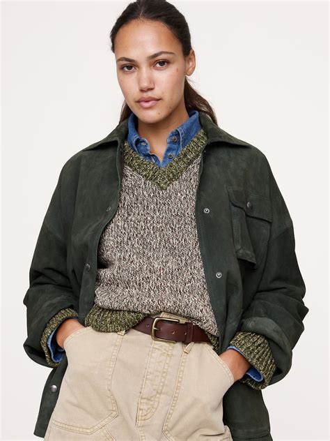 Cotton V-Neck Sweater | Banana Republic