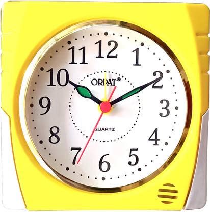 ORPAT Analog Yellow Table Alarm Clock Price in India - Buy ORPAT Analog ...