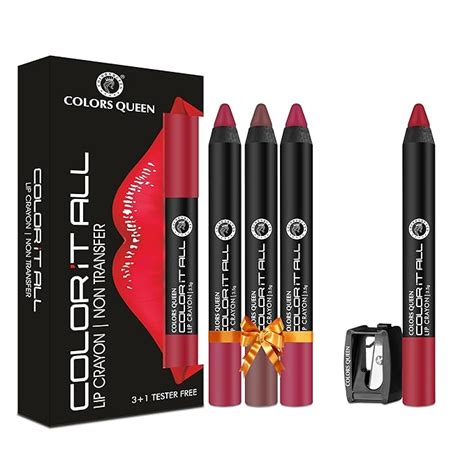 Buy Colors Queen Color It All Long Lasting Crayon Lipstick For Women ...