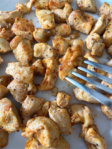 Air Fryer Diced Chicken Breast Recipe – Melanie Cooks