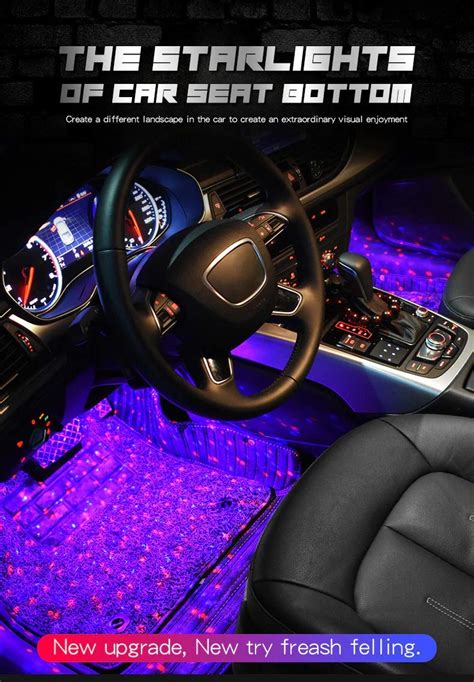 Kardeck Car LED Atmosphere Light, Colourful Star Sky 7 Colours Car ...