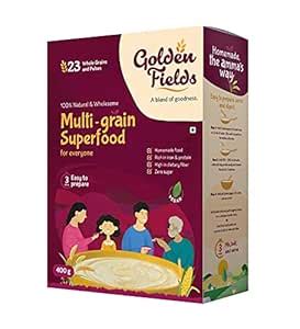 Golden Fields Multigrain Vegan Health Mix With 23 Natural Millets,Whole ...