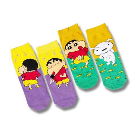 THELA GAADI Shinchan Socks - Pure Cotton Printed Funky Socks for Men ...
