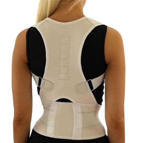 Men Orthopedic Back Support Belt Correct Posture Brace Correcteur de ...