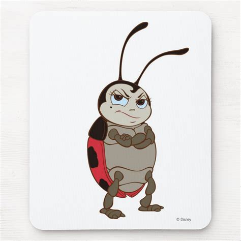 Bug's Life Francis male ladybug arms folded angry Mouse Pad Gender ...