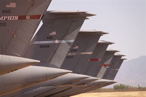 Lockheed C-5A Galaxy U S Air Force Tails Line Up Poster...