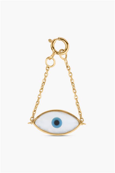 Mother of Pearl Evil Eye Watch Charm – simsumfinejewelry