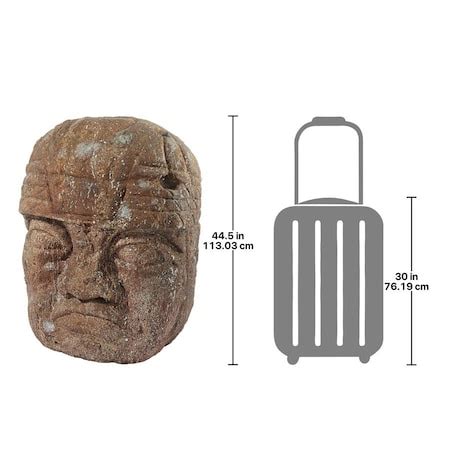 Design Toscano Grand Megalithic Olmec Head Statue NE100082 | Zoro