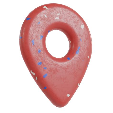 3D Map Pin PNG File 的图像结果