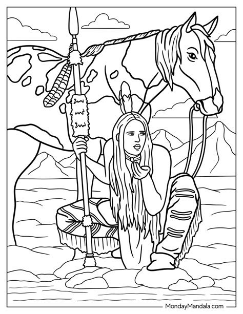 Native American Printable Coloring Pages For Kids [2025]