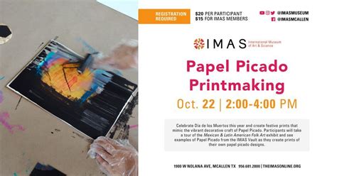 Papel Picado Printmaking - Adult Workshops, International Museum of Art ...