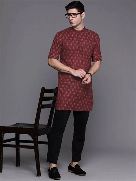 Indo Era 2447 Festive Wear Mens Short Kurta Collection